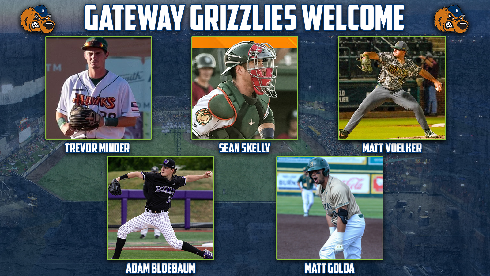 Grizzlies Ink Five From Pioneer League