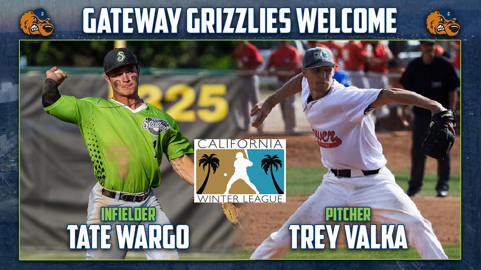 Grizzlies Bring In Two From California Winter League